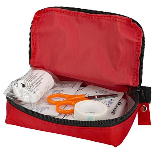 Additional Image 3 - a red bag with scissors and scissors inside