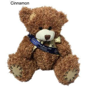 Additional Image 4 - a stuffed bear with a blue ribbon