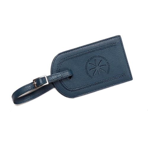 Additional Image 1 - a black tag with a black strap