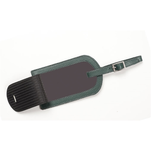 Additional Image 3 - a black luggage tag on a white background