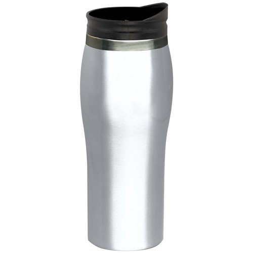 Additional Image 2 - a white and black tumbler