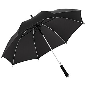 Additional Image 3 - a black umbrella with a handle