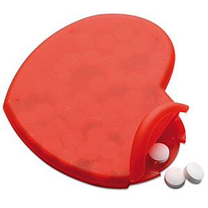 Additional Image 1 - a red heart shaped pill container with white pills