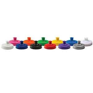 Additional Image 3 - a row of colorful plastic tops