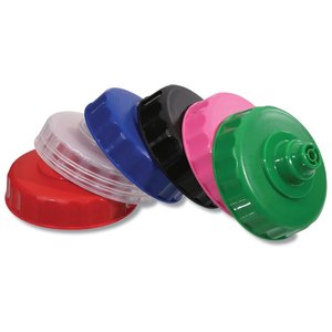 Additional Image 1 - a group of colorful plastic caps