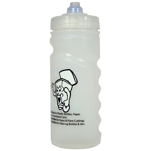 Additional Image 4 - a white plastic bottle with a black logo