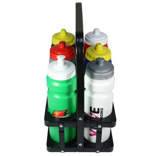 Additional Image 1 - a group of bottles on a black stand