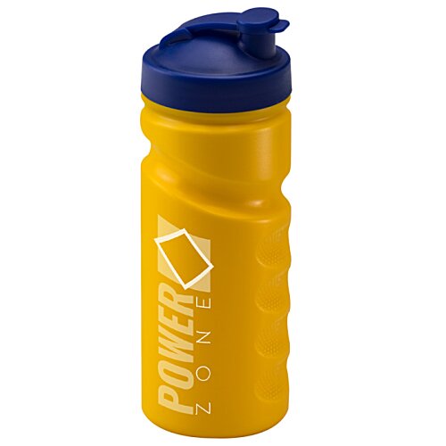 Additional Image 4 - a yellow water bottle with a blue lid