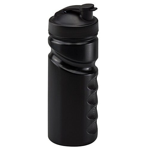 Additional Image 8 - a black water bottle with a cap