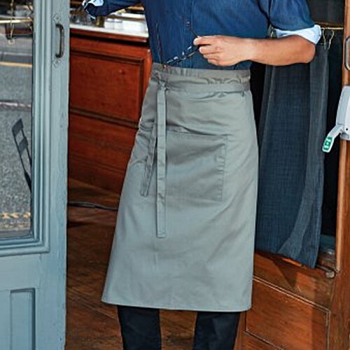 Additional Image 1 - a person wearing a blue shirt and gray apron
