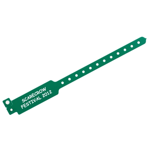 Additional Image 4 - a green wristband with a white background