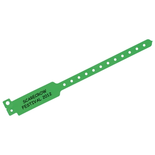 Additional Image 2 - a green plastic wristband