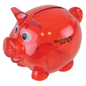 Additional Image 3 - a red piggy bank with a horn