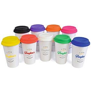 Additional Image 1 - a group of plastic cups with different colors