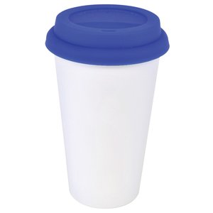 Additional Image 4 - a white and blue coffee cup