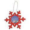 View Image 2 of 6 of DISC Snowflake Decoration with Magnet