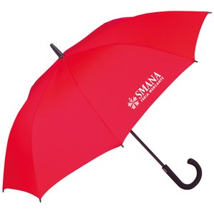 Additional Image 3 - a red umbrella with a black handle