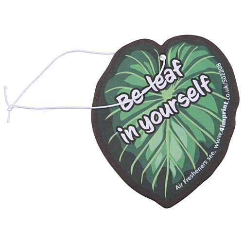 Additional Image 6 - a green leaf with white text