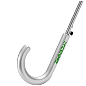 Additional Image 2 - a white curved object with green text