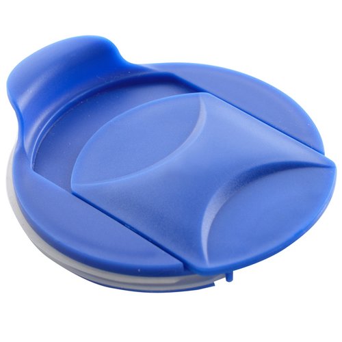 Additional Image 1 - a blue round object with a curved edge