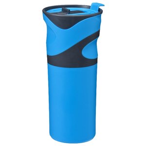 Additional Image 1 - a blue and black tumbler