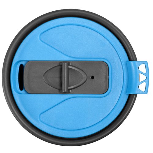 Additional Image 2 - a blue and black lid with a black strap