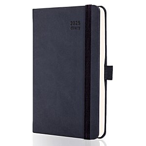 Additional Image 2 - a black notebook with a strap
