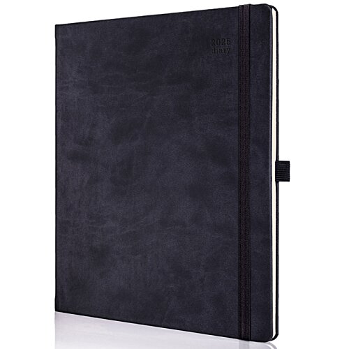 Additional Image 2 - a black book with a metal clasp