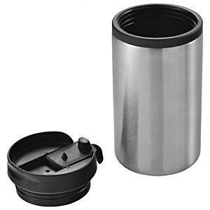 Additional Image 3 - a silver and black cup