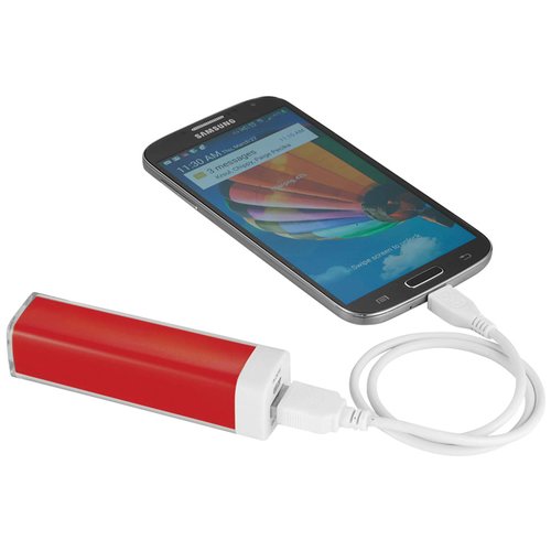 Additional Image 2 - a cell phone charging with a red battery