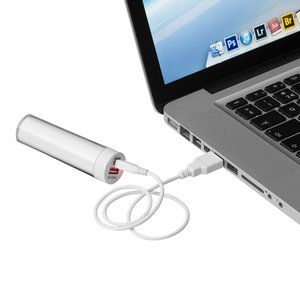Additional Image 5 - a white usb cable connected to a laptop