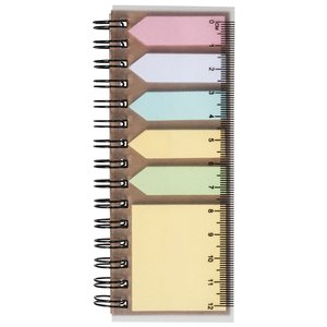 Additional Image 2 - a spiral notebook with different colored labels