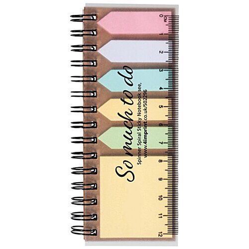 Additional Image 7 - a spiral notebook with different colored labels