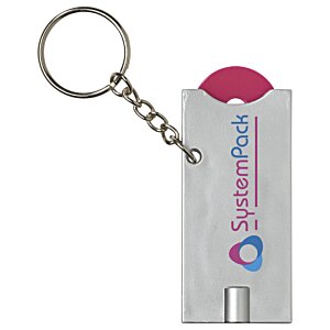 Additional Image 1 - a key chain with a key ring