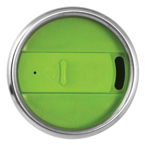 Additional Image 3 - a green lid with a black handle