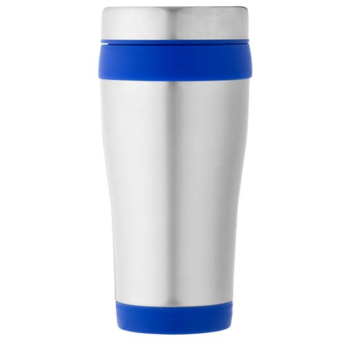 Additional Image 2 - a silver and blue thermos