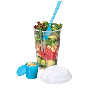 Additional Image 2 - a cup with a spoon and a blue cup with a spoon