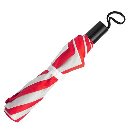 Additional Image 2 - a red and white striped umbrella