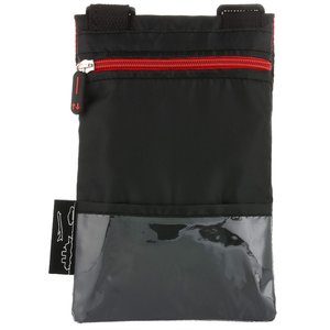 Additional Image 2 - a black and grey object with a red stripe