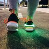 View Image 4 of 5 of DISC Speedy Light-Up Shoe Clip - Green Light