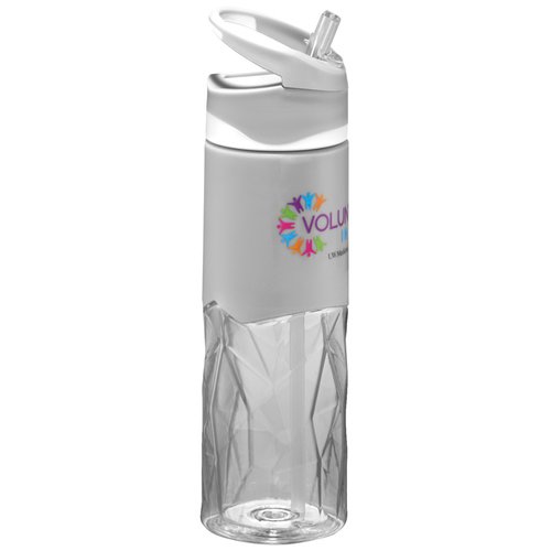 Additional Image 1 - a clear plastic bottle with a white lid