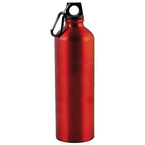 Additional Image 2 - a red water bottle with a black ring