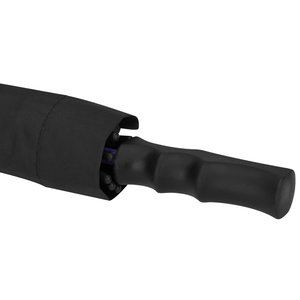 Additional Image 3 - a black umbrella with a black cover