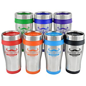 Additional Image 3 - a group of stainless steel cups