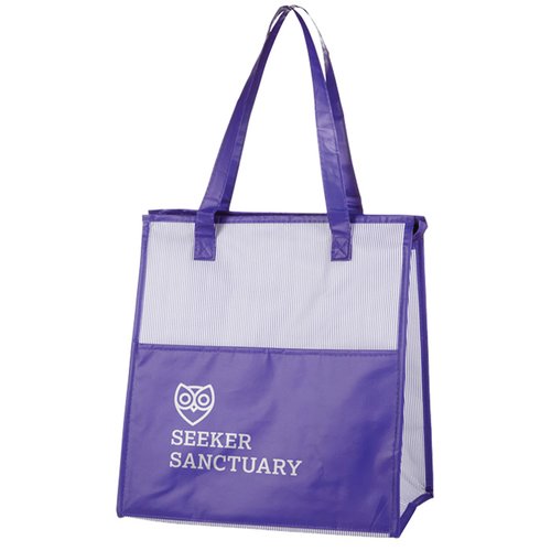 Additional Image 3 - a purple and white bag