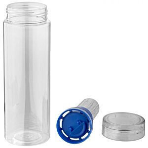 Additional Image 2 - a clear plastic container with a blue lid