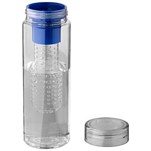 Additional Image 3 - a clear plastic bottle with a blue lid