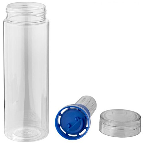 Additional Image 2 - a clear plastic container with a blue lid