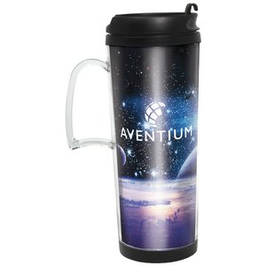 Additional Image 2 - a black and purple coffee mug