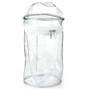 Additional Image 2 - a clear plastic container with a handle